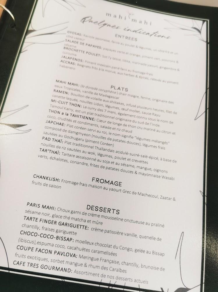 MAHI MAHI - Menu Image 4