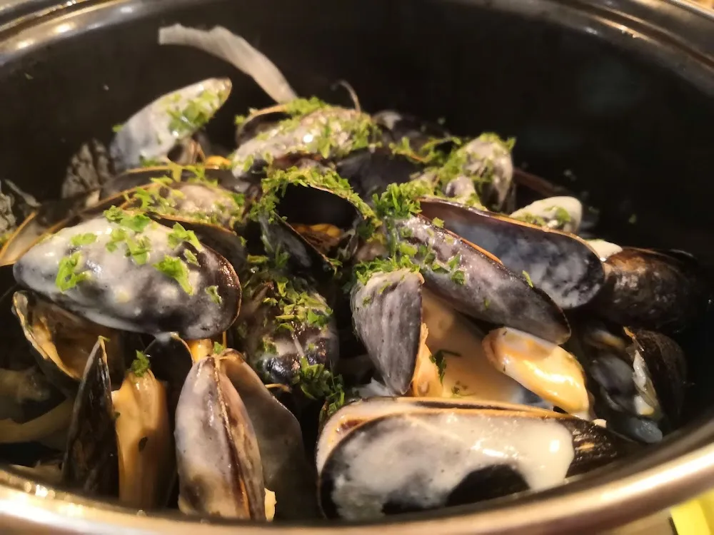 Moules Roquefort
